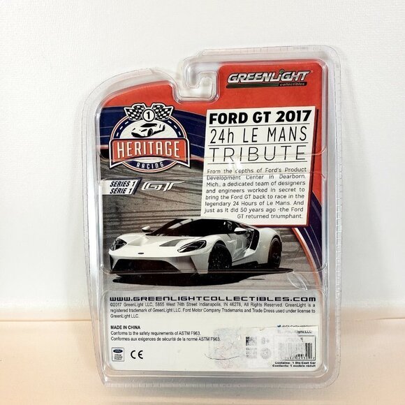 GREENLIGHT Heritage Racing Series 1 1967 Ford GT GT40 MK IV Model Car - Picture 4 of 7
